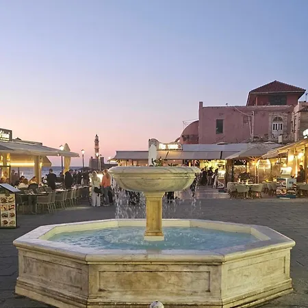 Harbour - 90sqm Spacious 2-balcony In Chania Old Town, Private Parking Available 950m Apartment Chania (Crete)